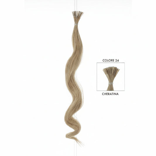 DI BIASE HAIR - Cheratina Naturale Ondulato | 24 Biondo Cenere