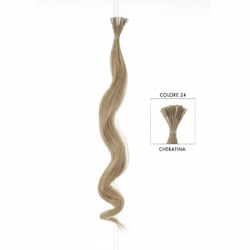 DI BIASE HAIR - Cheratina naturale 1gr ondulato | 24 Biondo Cenere