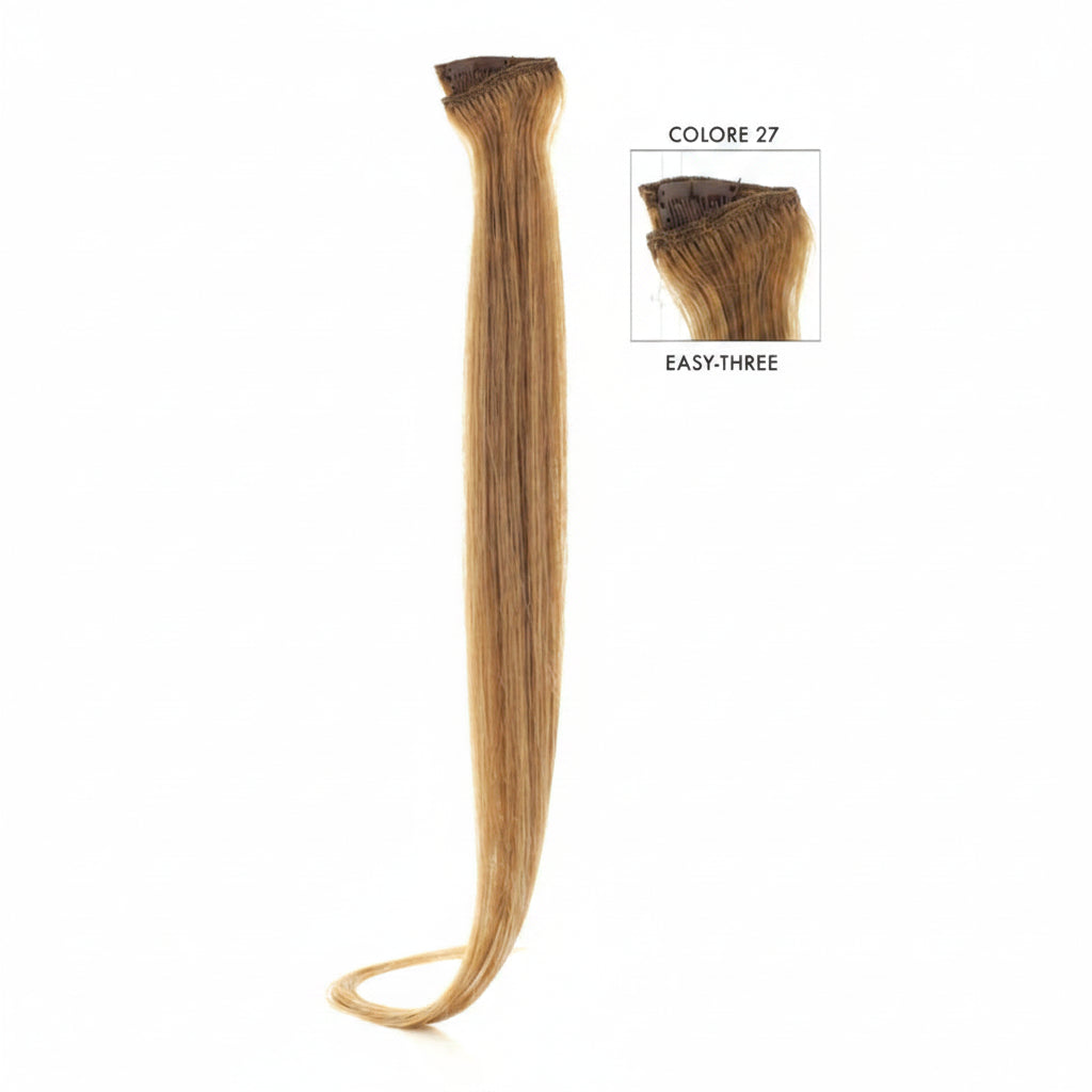 DI BIASE HAIR - Extension Clip 1 pezzo - 22 gr | 27 Biondo Tabacco