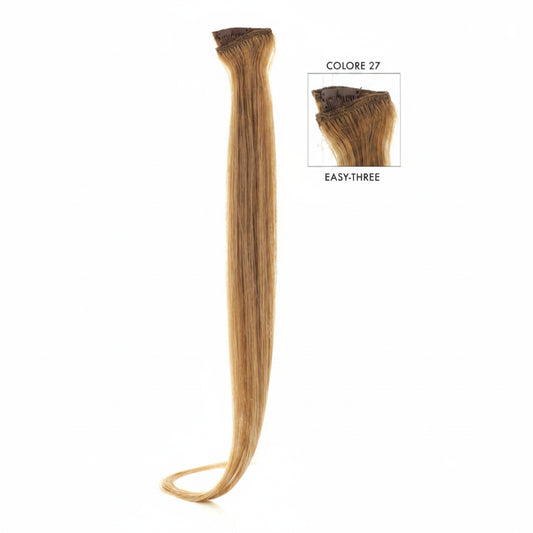 DI BIASE HAIR - Extension Clip 1 pezzo - 22 gr | 27 Biondo Tabacco