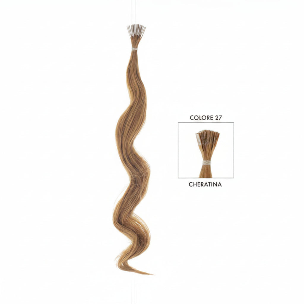 DI BIASE HAIR - Cheratina Naturale Ondulato | 27 Biondo Tabacco