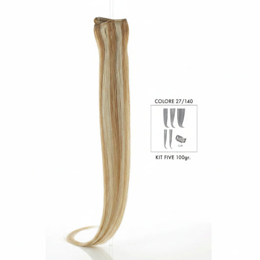 DI BIASE HAIR - Extension Clip 5 pezzi - 100 gr | 27/140
