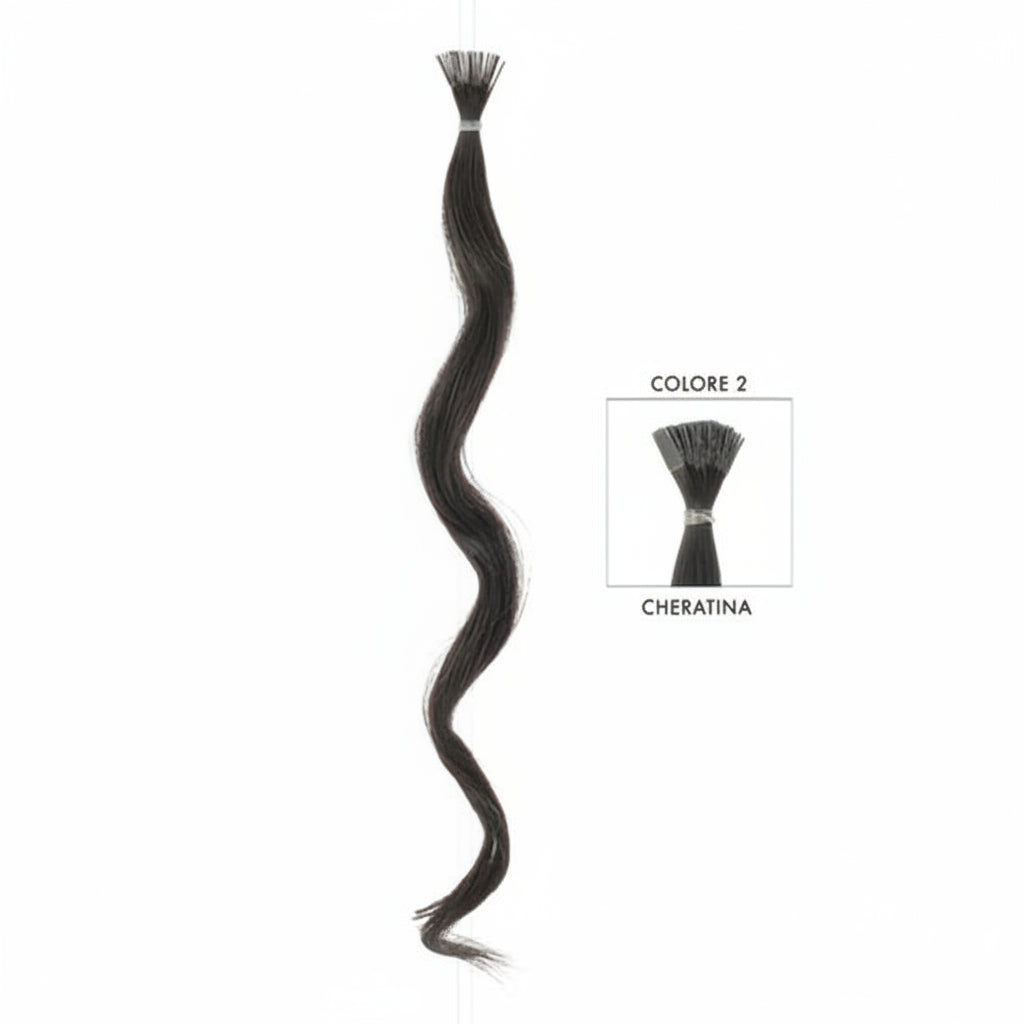 DI BIASE HAIR - Cheratina Naturale Ondulato | 2 Castano Scuro