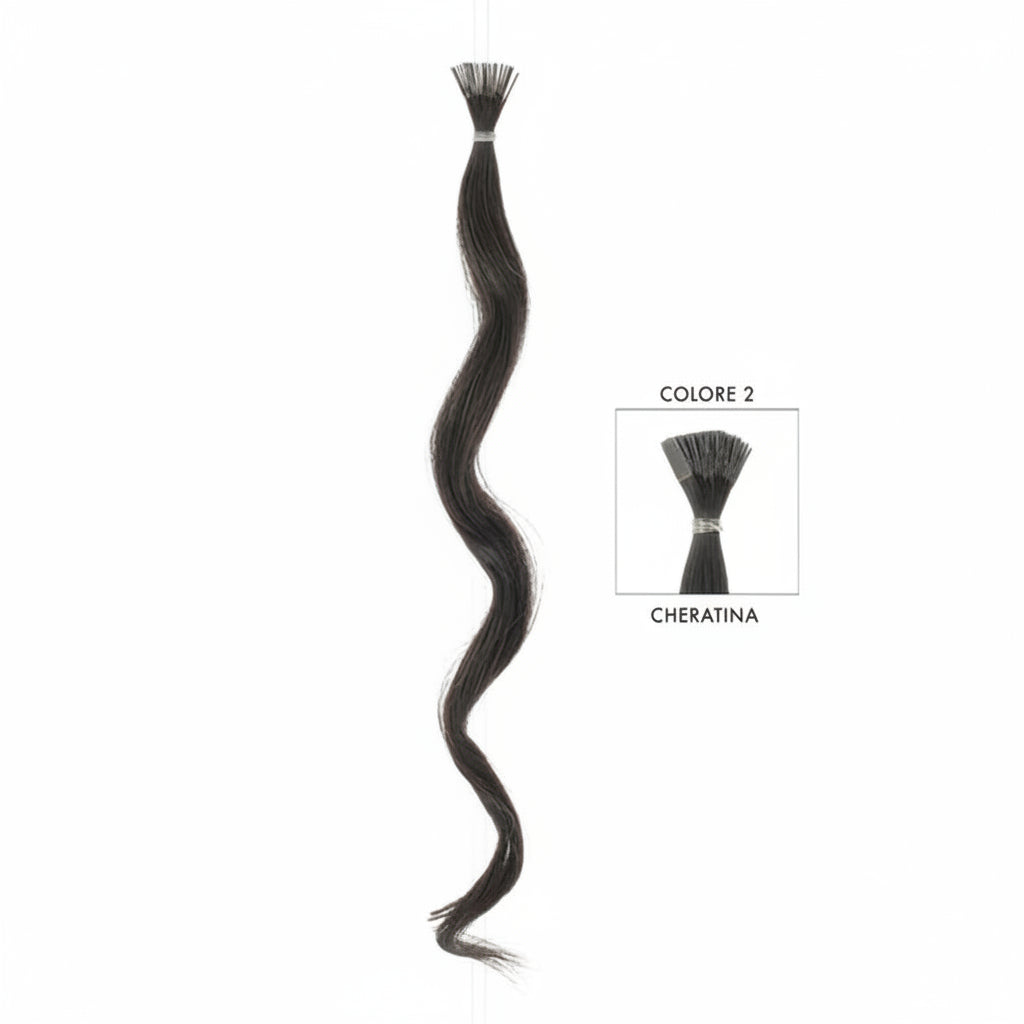 DI BIASE HAIR - Cheratina naturale 1gr ondulato | 2 Castano Scuro