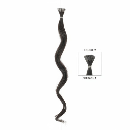 DI BIASE HAIR - Cheratina naturale 1gr ondulato | 2 Castano Scuro