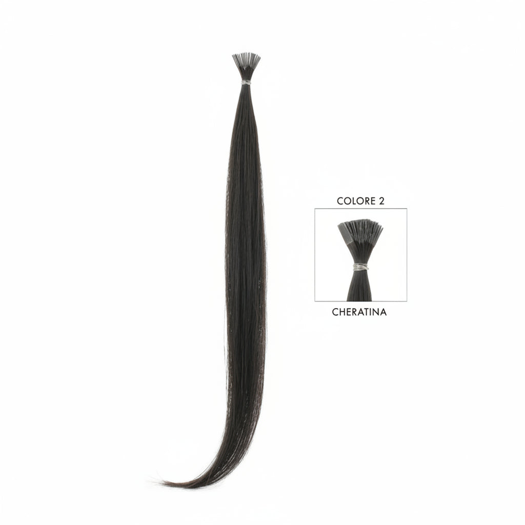 DI BIASE HAIR - Cheratina Naturale Liscio | 2 Castano Scuro