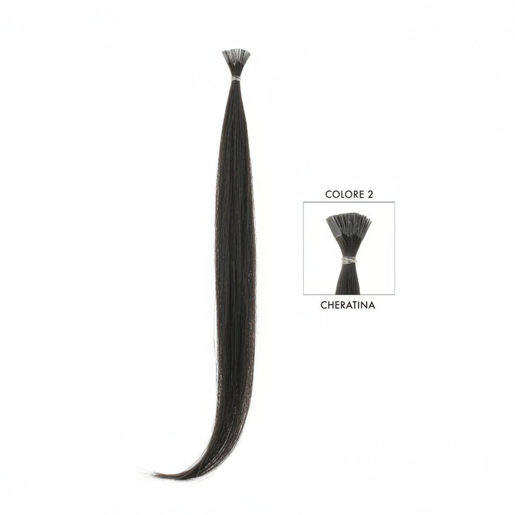 DI BIASE HAIR - Cheratina Naturale 1 gr Liscio | 2 Castano Scuro