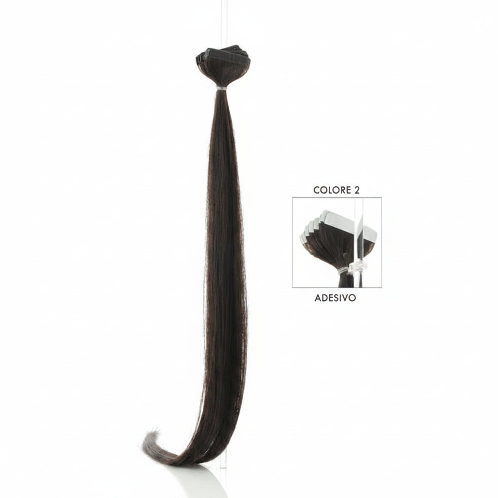 DI BIASE HAIR - Adesivo Liscio 2.5 gr | 2 Castano Scuro