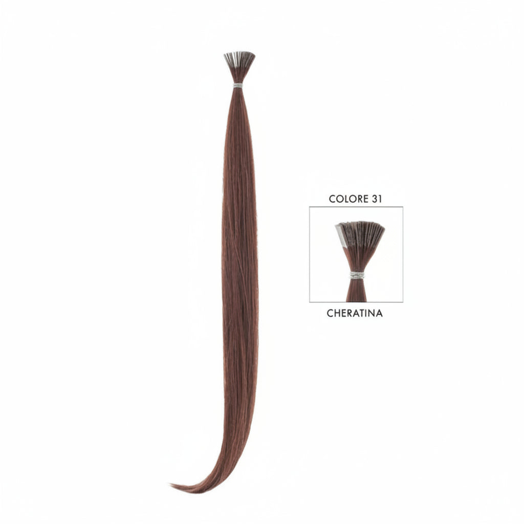 DI BIASE HAIR - Cheratina Naturale Liscio | 31 Castano Mogano Acceso