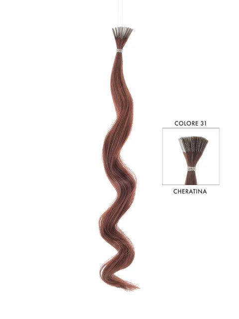 DI BIASE HAIR - Cheratina naturale 1gr ondulato | 31 Castano Mogano Acceso