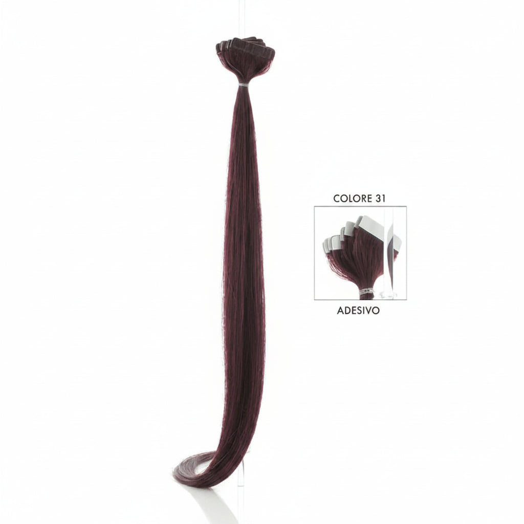 DI BIASE HAIR - Adesivo Liscio 2.5 gr | 31 Castano Mogano Acceso
