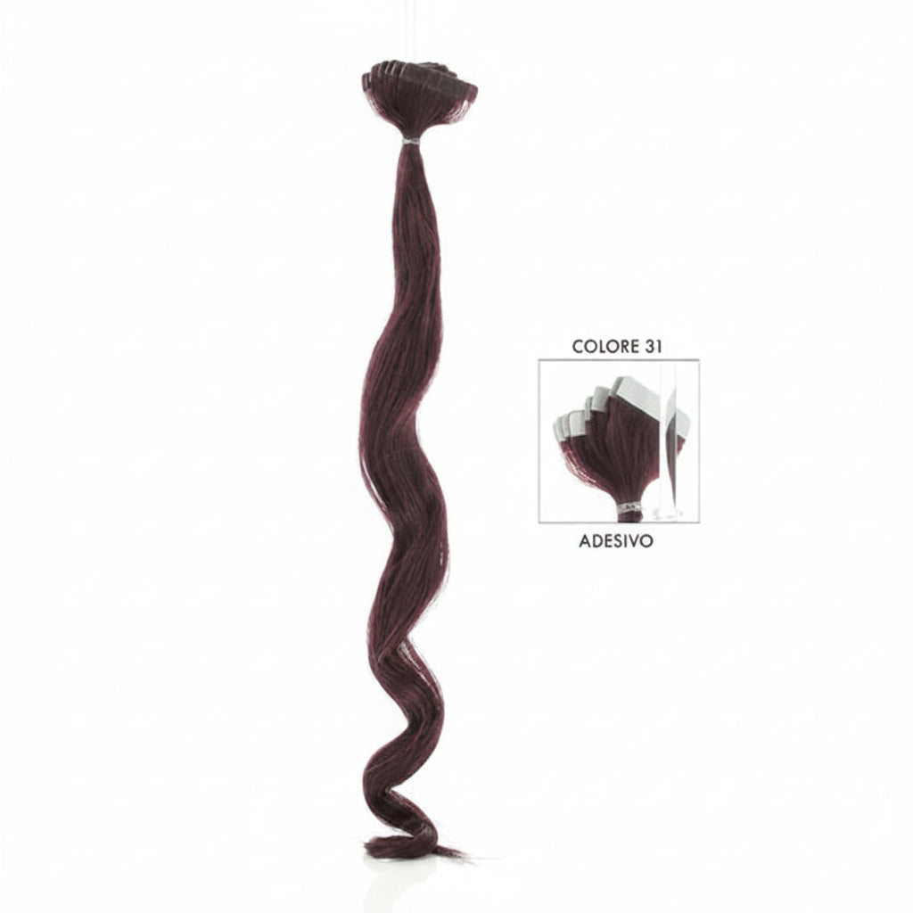 DI BIASE HAIR - Adesivo Ondulato 2.5 gr | 31 Castano Mogano Acceso
