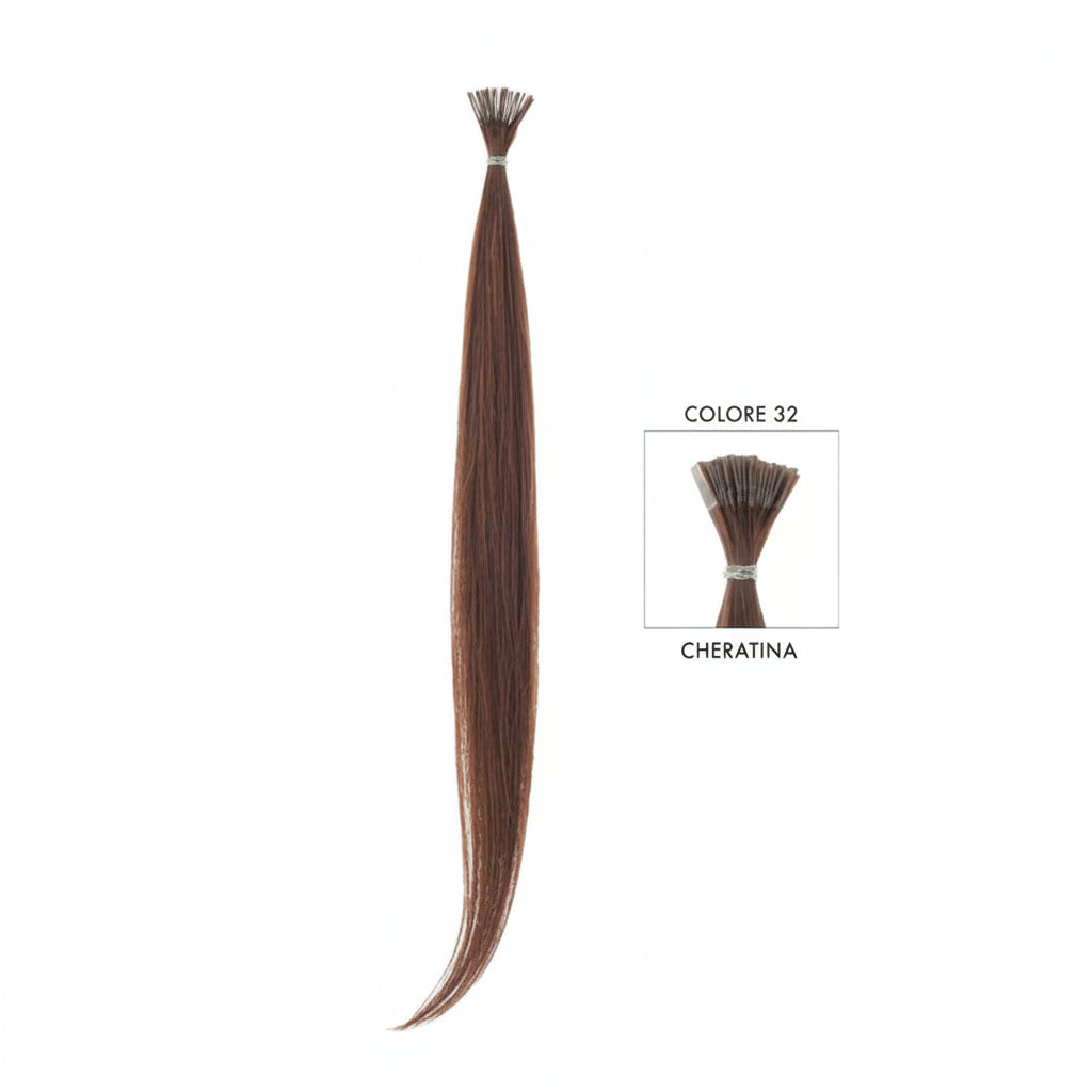 DI BIASE HAIR - Cheratina Naturale Liscio | 32 Castano Mogano