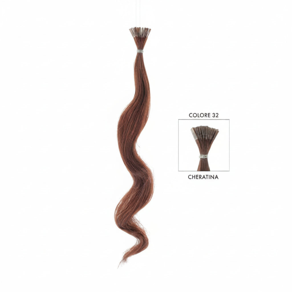 DI BIASE HAIR - Cheratina Naturale Ondulato | 32 Castano Mogano