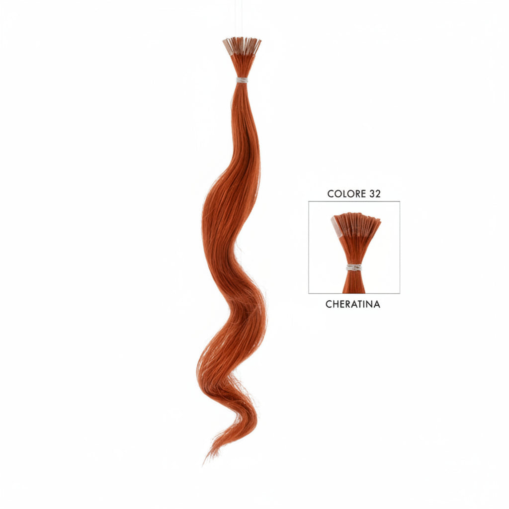 DI BIASE HAIR - Cheratina naturale 1gr ondulato | 32 Castano Mogano