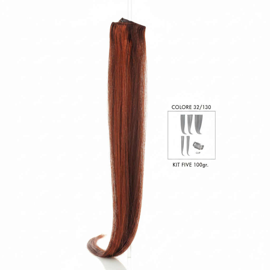 DI BIASE HAIR - Extension Clip 5 pezzi - 100 gr | 32/130