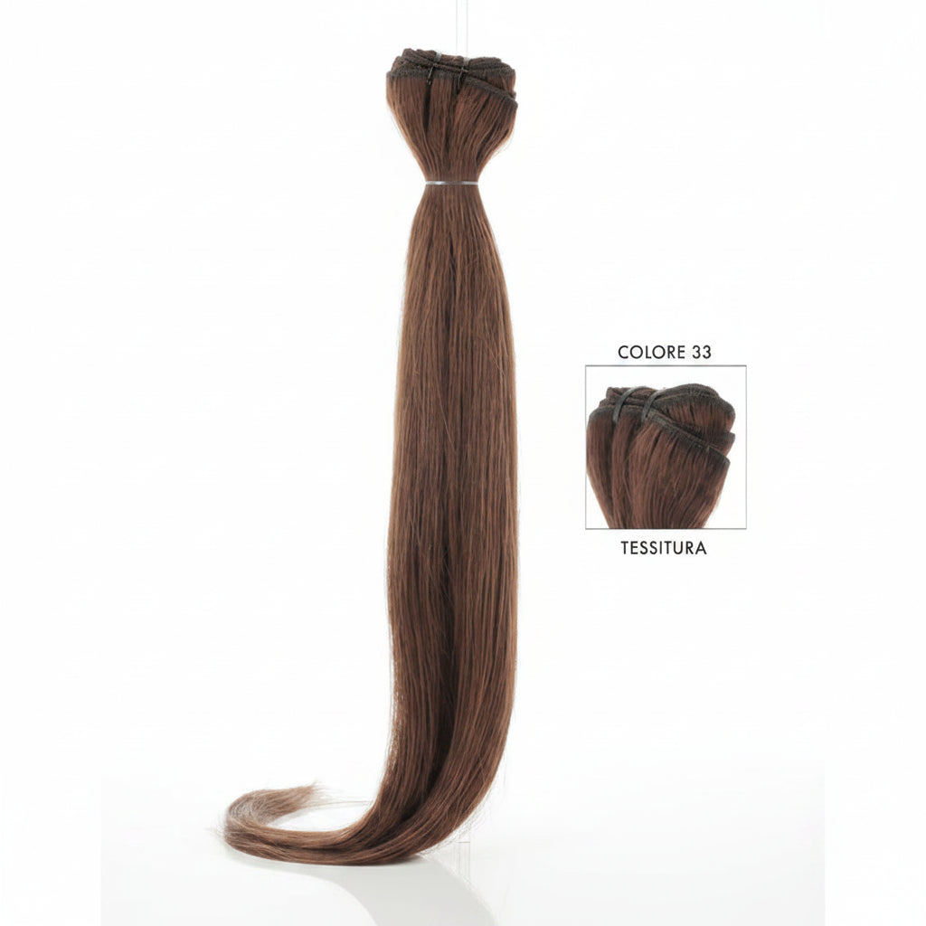 DI BIASE HAIR - Tessitura liscia 100 gr | 33 Castano Mogano Chiaro