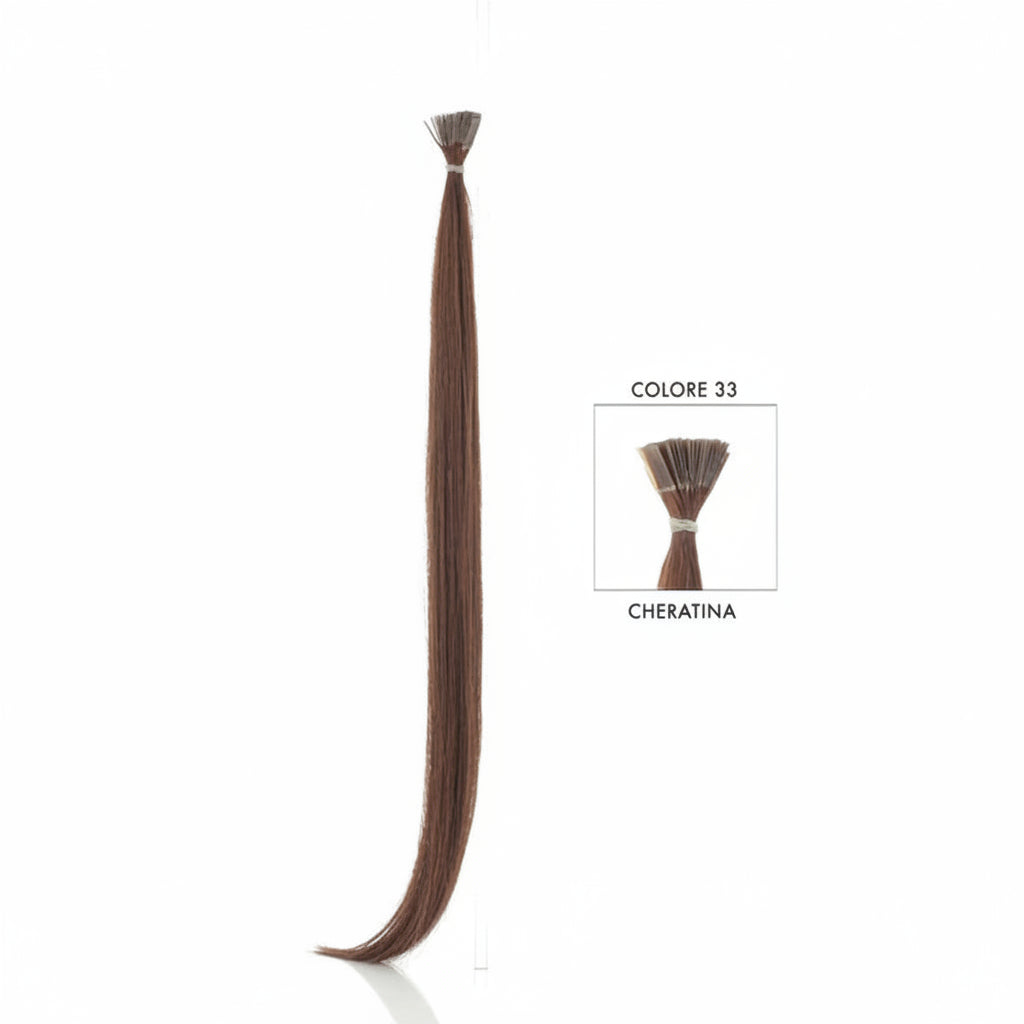 DI BIASE HAIR - Cheratina Naturale Liscio | 33 Castano Mogano Chiaro