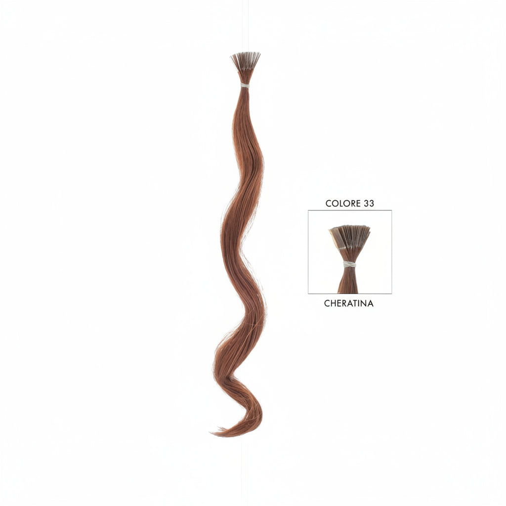 DI BIASE HAIR - Cheratina Naturale Ondulato | 33 Castano Mogano Chiaro