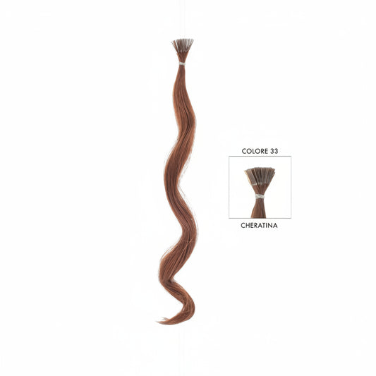 DI BIASE HAIR - Cheratina Naturale Ondulato | 33 Castano Mogano Chiaro