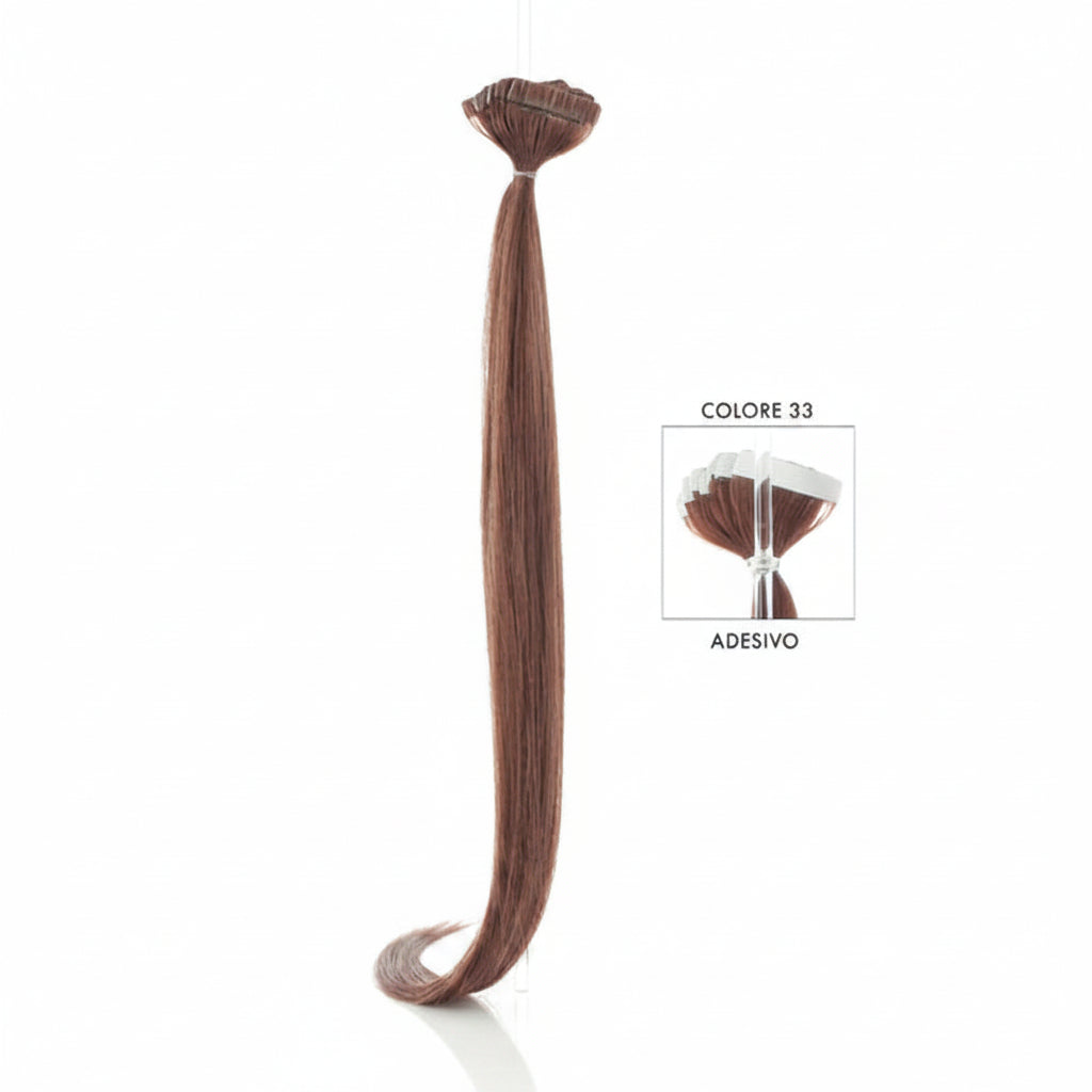 DI BIASE HAIR - Adesivo Liscio 2.5 gr | 33 Castano Mogano Chiaro