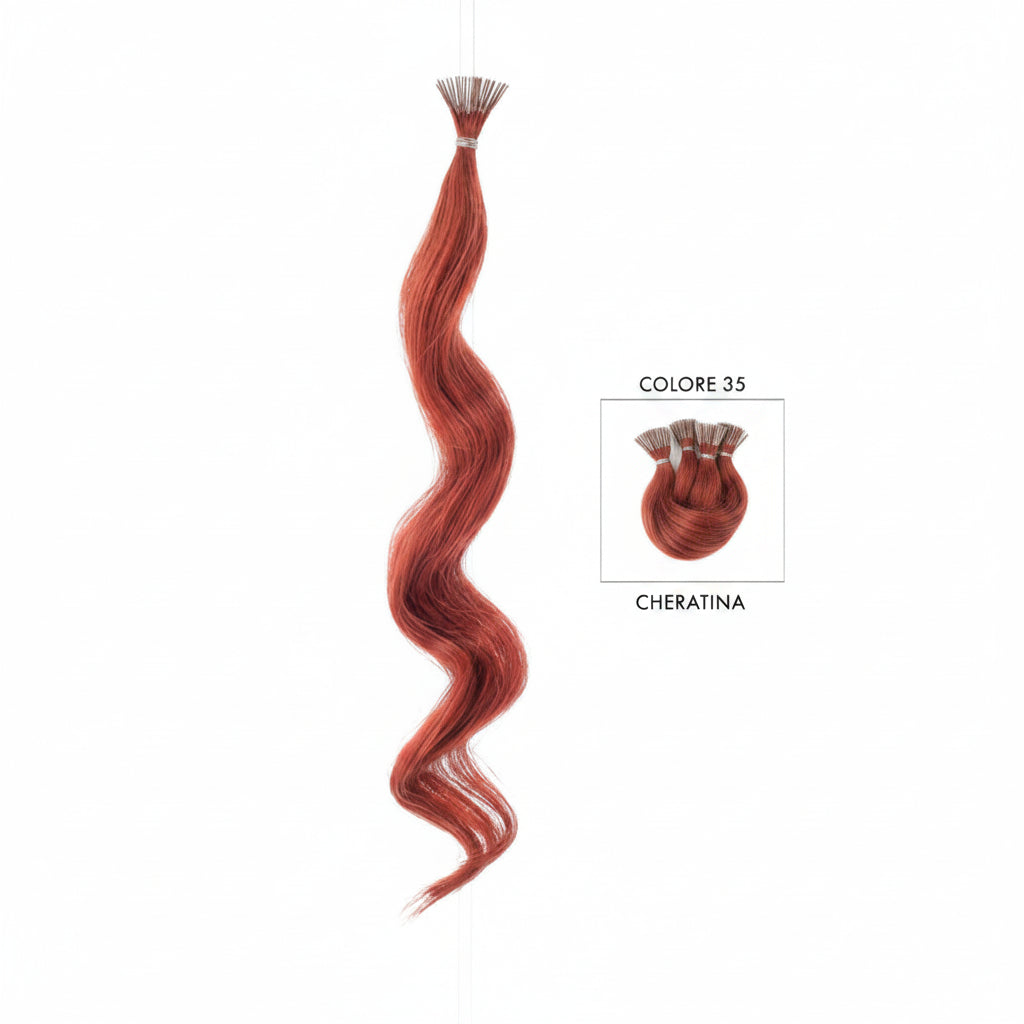 DI BIASE HAIR - Cheratina naturale 1gr ondulato | 35 Rosso Intenso