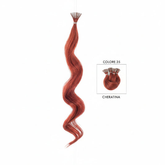 DI BIASE HAIR - Cheratina naturale 1gr ondulato | 35 Rosso Intenso