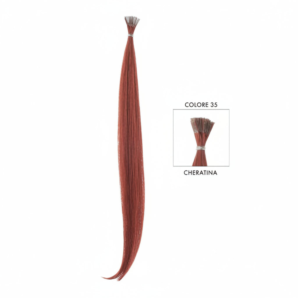 DI BIASE HAIR - Cheratina Naturale 1 gr Liscio | 35 Rosso Intenso