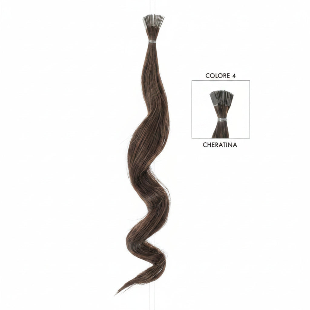 DI BIASE HAIR - Cheratina Naturale Ondulato | 4 Castano