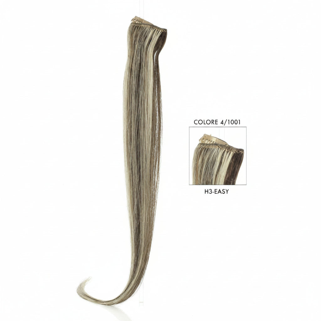 DI BIASE HAIR - Extension Clip 3 pezzi - 60 gr | 4/1001