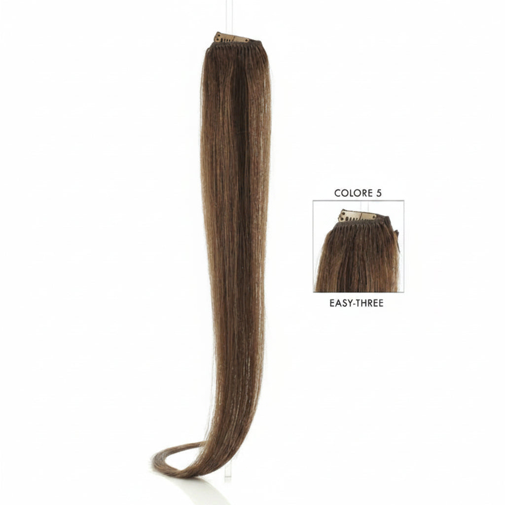 DI BIASE HAIR - Extension Clip 1 pezzo - 22 gr | 5 Biondo Chiaro