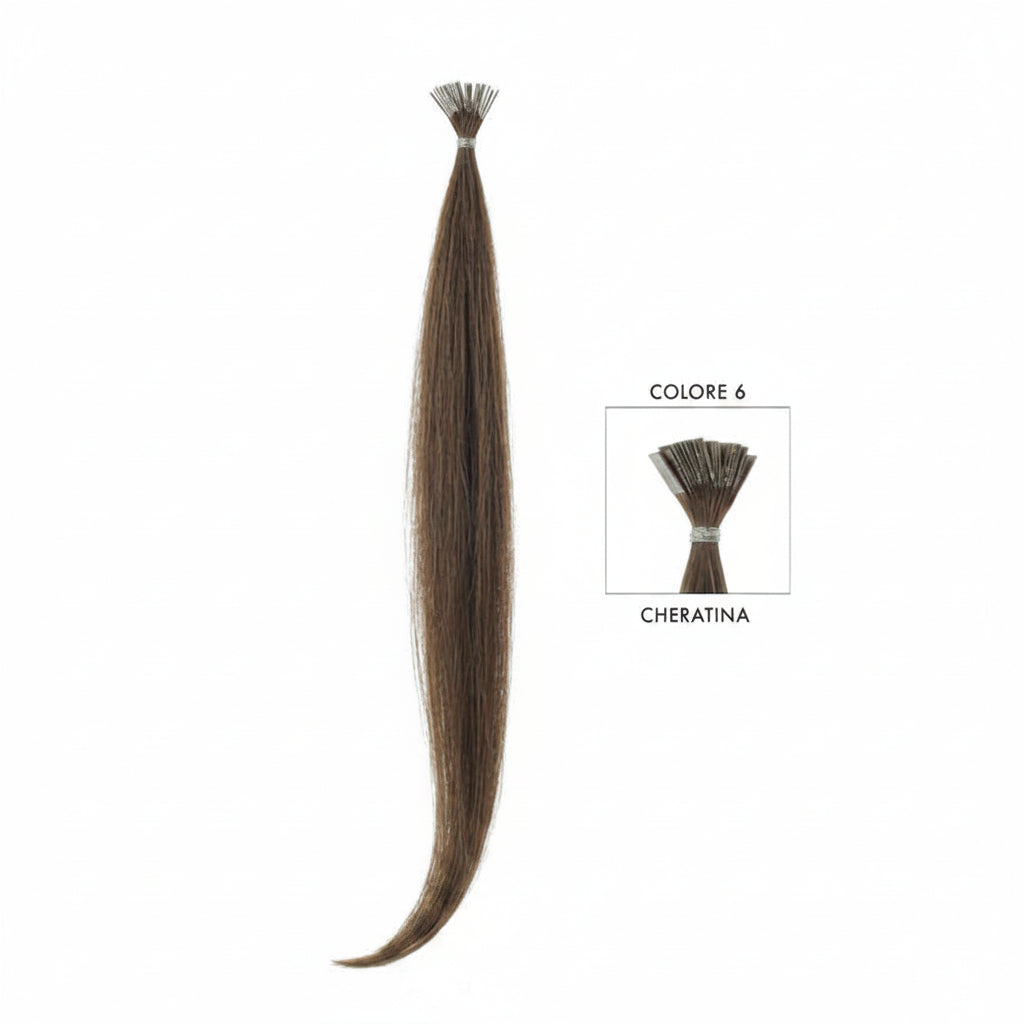 DI BIASE HAIR - Cheratina Naturale Liscio | 6 Castano Chiaro