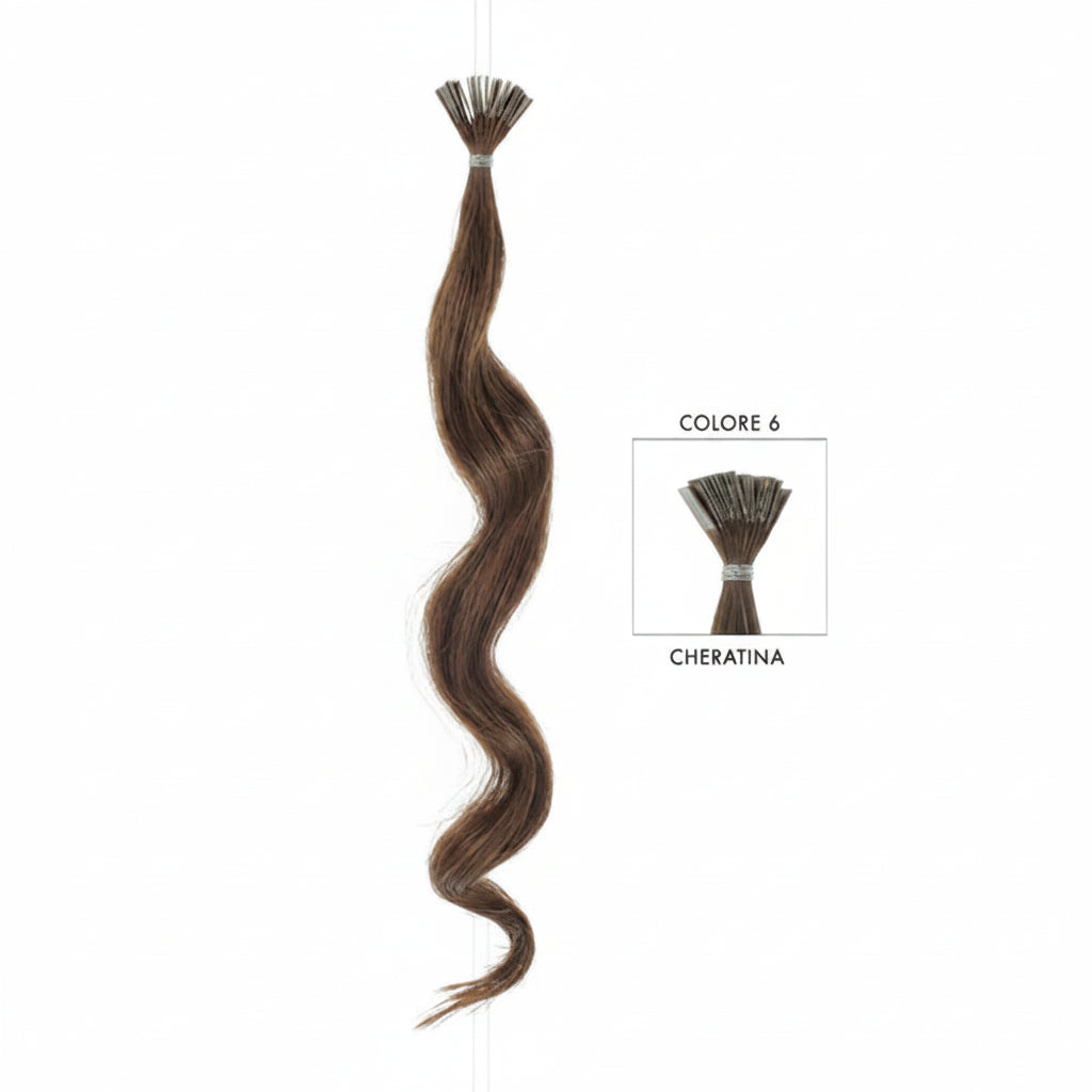 DI BIASE HAIR - Cheratina naturale 1gr ondulato | 6 Castano Chiaro