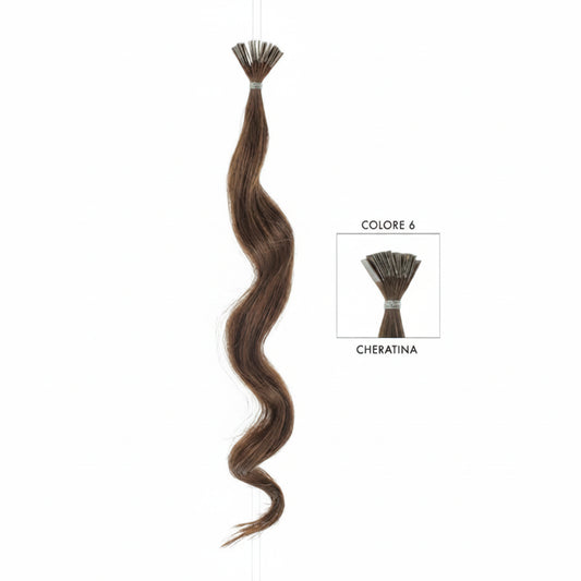 DI BIASE HAIR - Cheratina naturale 1gr ondulato | 6 Castano Chiaro