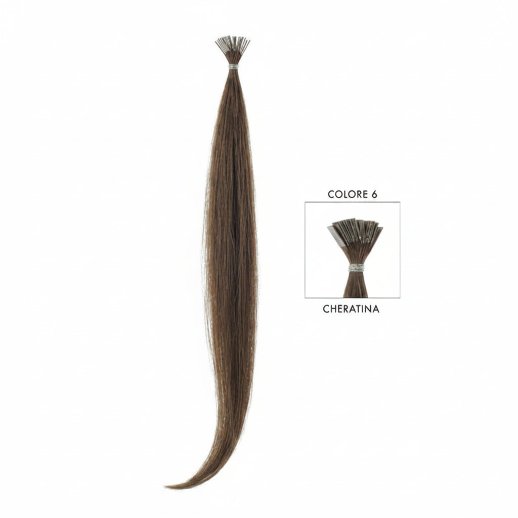 DI BIASE HAIR - Cheratina Naturale 1 gr Liscio | 6 Castano Chiaro