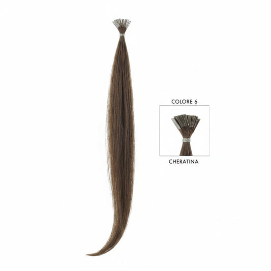 DI BIASE HAIR - Cheratina Naturale 1 gr Liscio | 6 Castano Chiaro