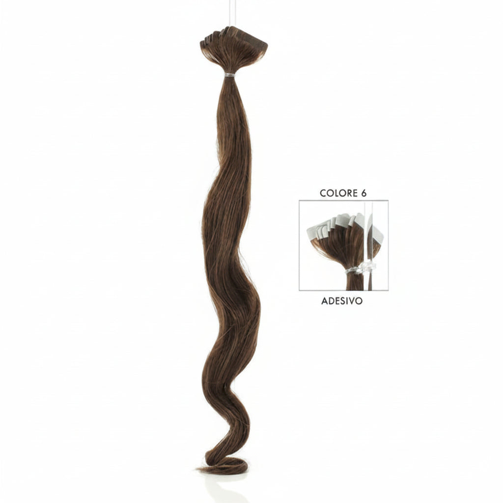 DI BIASE HAIR - Adesivo Ondulato 2.5 gr | 6 Castano Chiaro