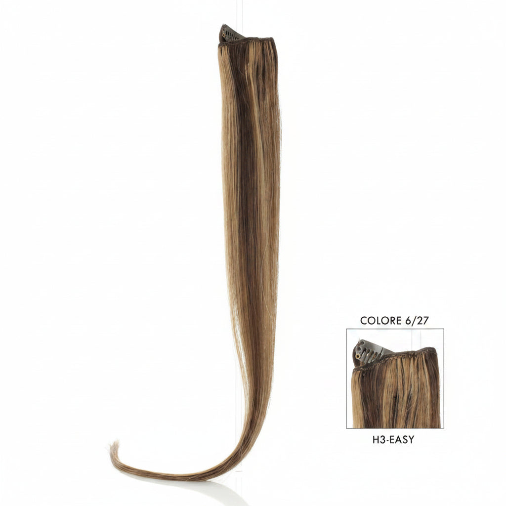 DI BIASE HAIR - Extension Clip 3 pezzi - 60 gr | 6/27