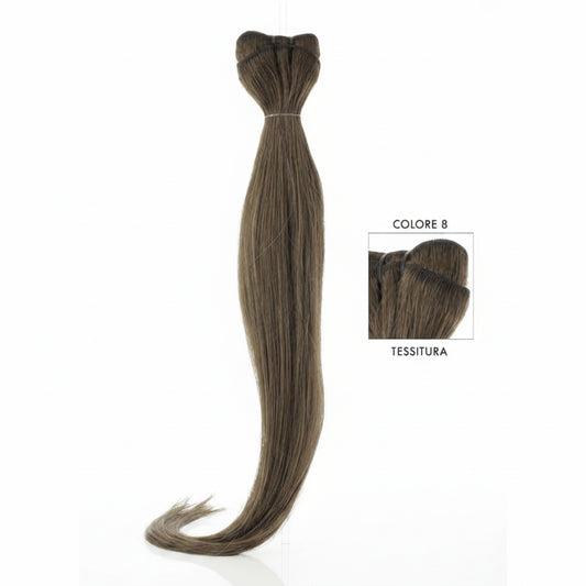DI BIASE HAIR - Tessitura liscia 100 gr | 8 Biondo Scuro Naturale
