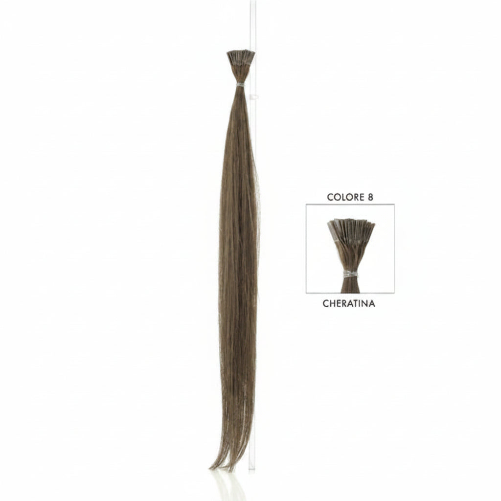DI BIASE HAIR - Cheratina Naturale Liscio | 8 Biondo Scuro Naturale