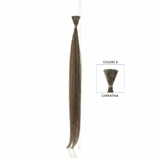 DI BIASE HAIR - Cheratina Naturale Liscio | 8 Biondo Scuro Naturale