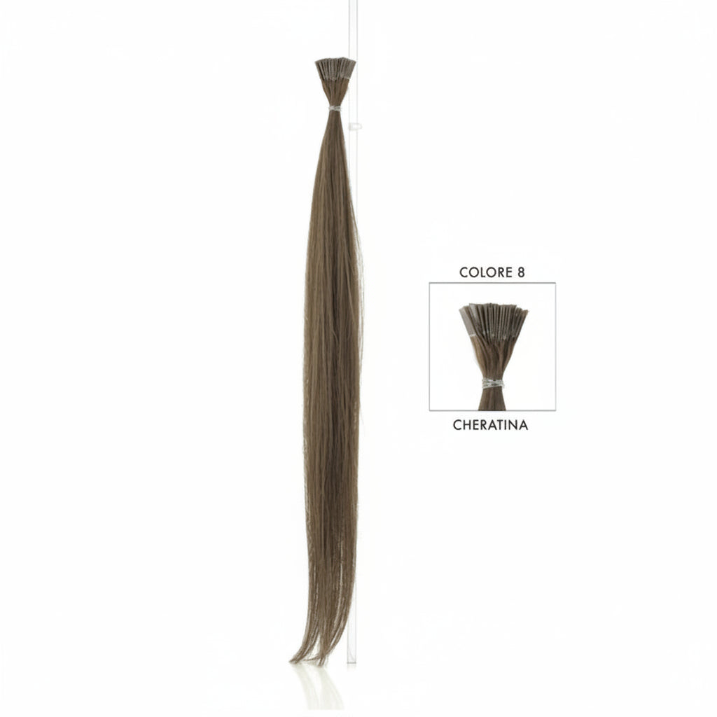 DI BIASE HAIR - Cheratina Naturale 1 gr Liscio | 8 Biondo Scuro Naturale
