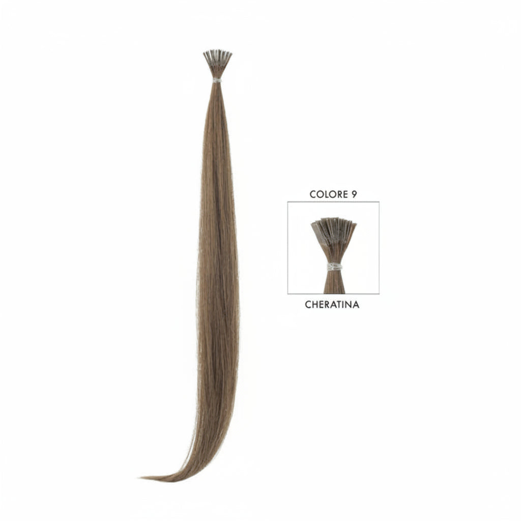 DI BIASE HAIR - Cheratina Naturale Liscio | 9 Biondo Scuro Naturale Dorato
