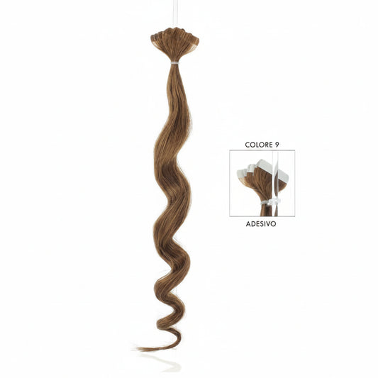 DI BIASE HAIR - Adesivo Ondulato 2.5 gr | 9 Biondo Scuro Naturale Dorato