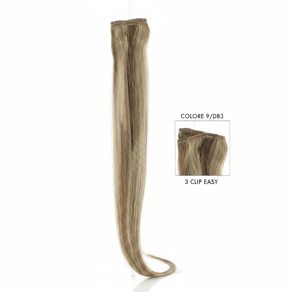 DI BIASE HAIR - Extension Clip 3 pezzi - 60 gr | 9/DB3