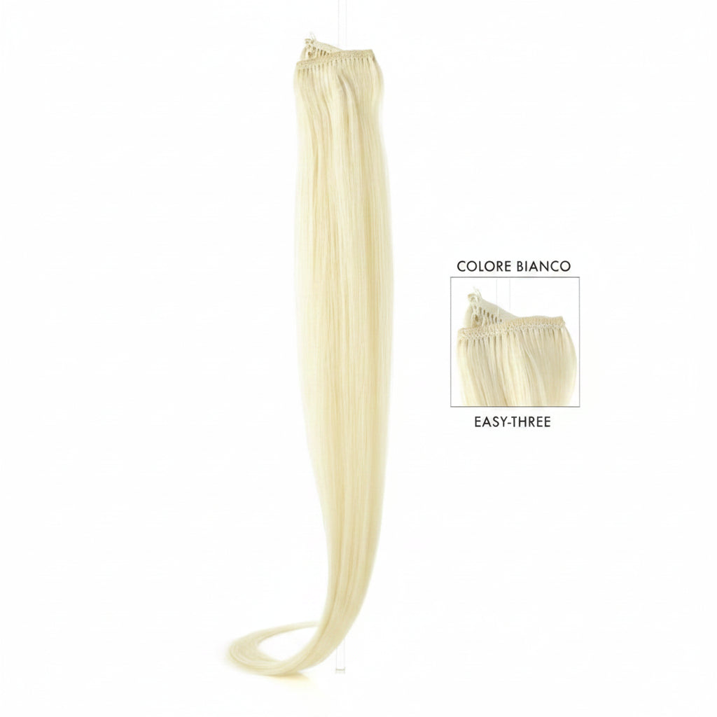 DI BIASE HAIR - Extension Clip 1 pezzo - 22 gr | Bianco