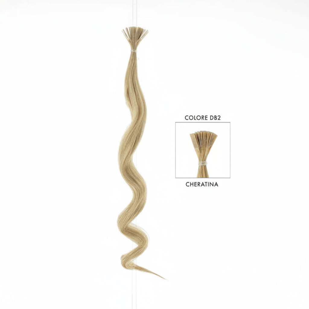 DI BIASE HAIR - Cheratina naturale 1gr ondulato | DB2 Biondo Dorato Chiaro