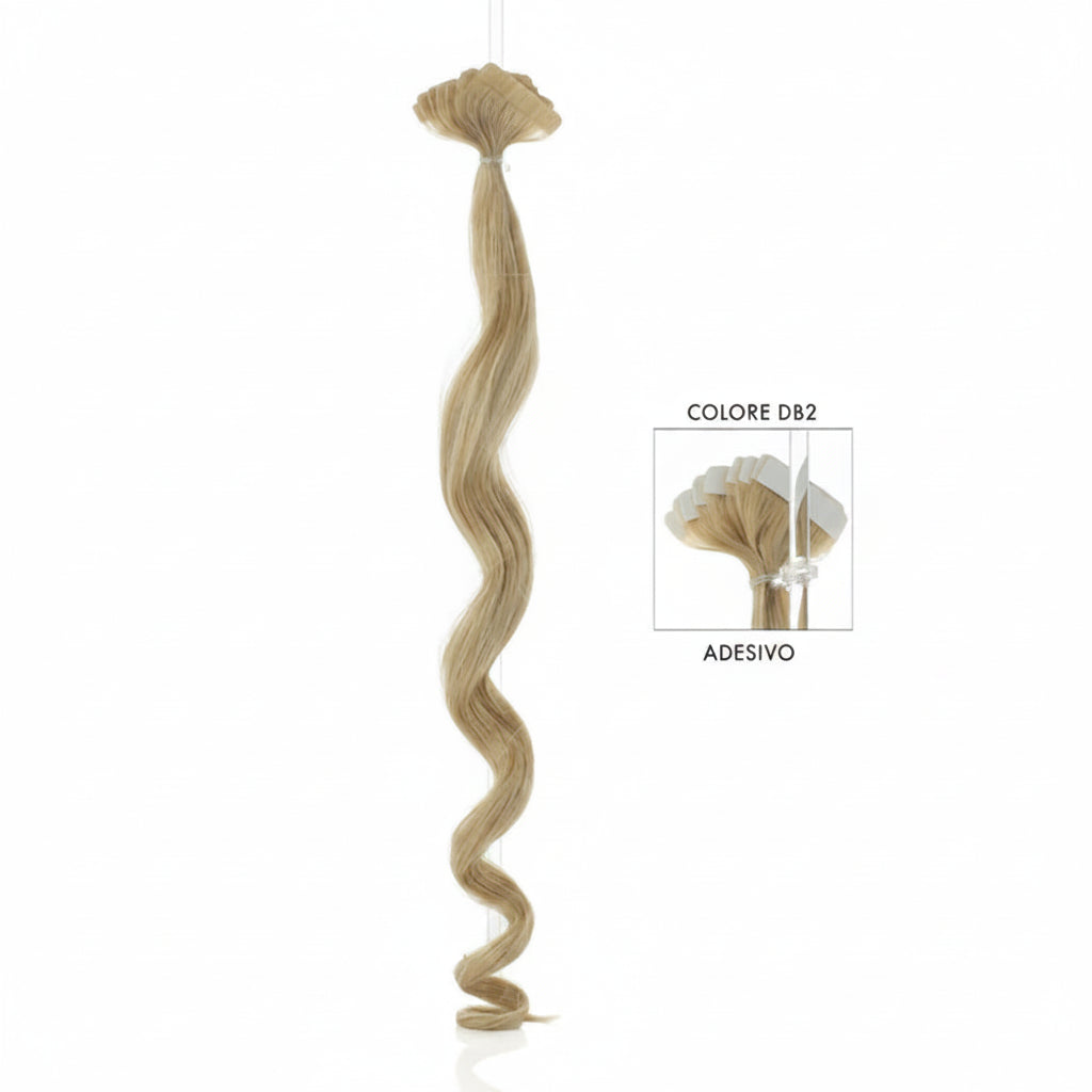DI BIASE HAIR - Adesivo Ondulato 2.5 gr | DB2 Biondo Dorato Chiaro