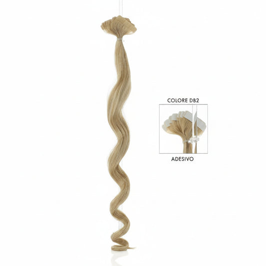 DI BIASE HAIR - Adesivo Ondulato 2.5 gr | DB2 Biondo Dorato Chiaro