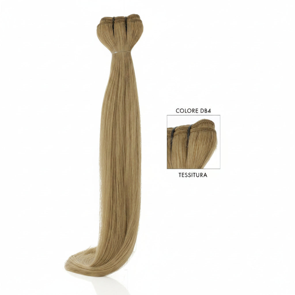 DI BIASE HAIR - Tessitura liscia 100 gr | DB4 Biondo Chiaro Dorato